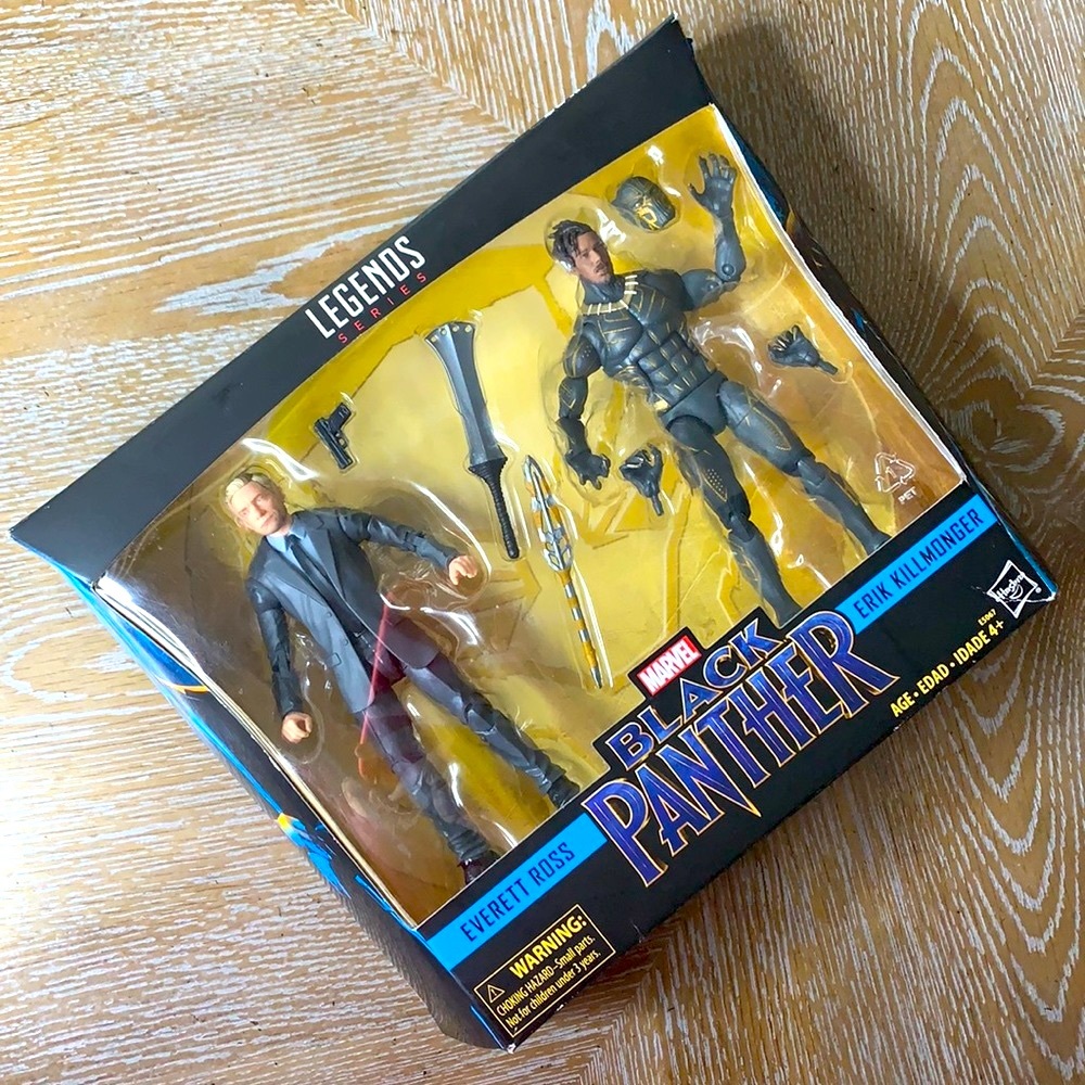 MARVEL Black Panther Ross & Killmonger 2 Pack Set